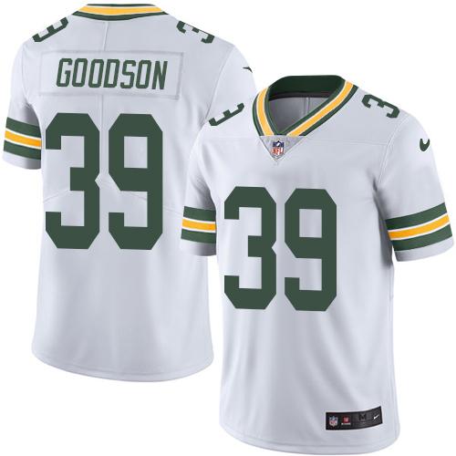 Nike Packers #39 Demetri Goodson White Men's Stitched NFL Vapor Untouchable Limited Jersey - Click Image to Close